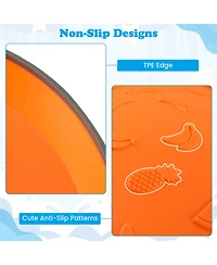 Gymax Toddler 5 Pcs Stepping Stones w/ Non-Slip Edge Sensory Toy for Indoor/Outdoor Play