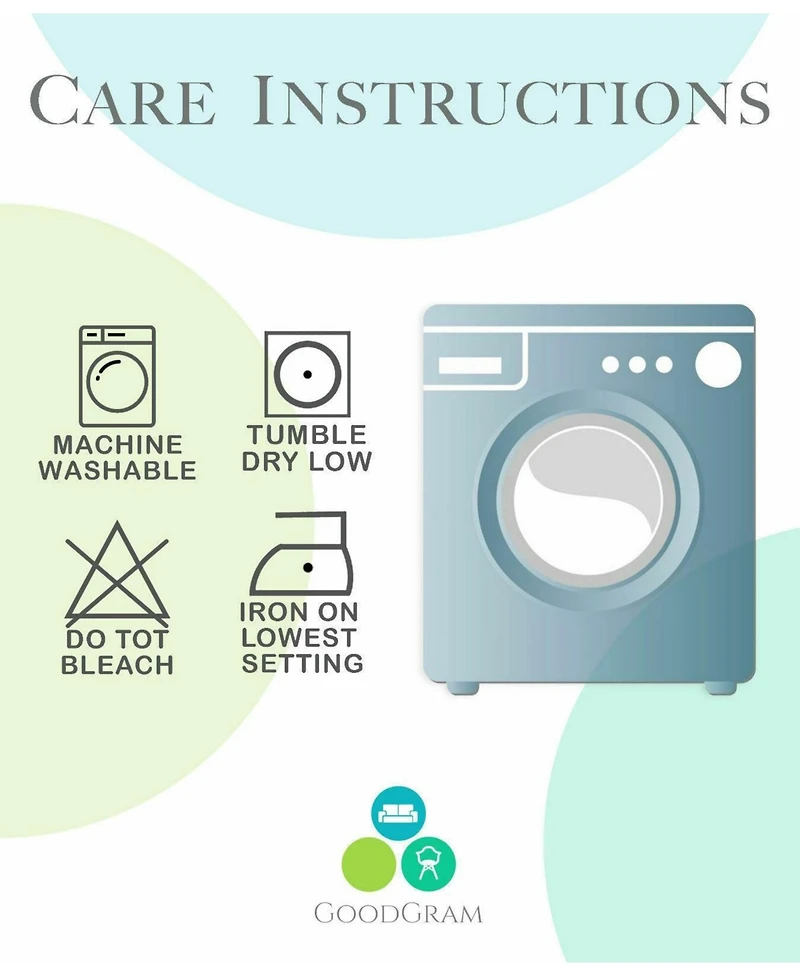 Kate Aurora Modern Farmhouse 2 Piece Large Buffalo Plaid Check Rod Pocket Curtains