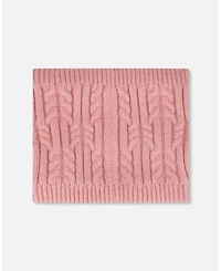 Deux par Girl Lined Winter Neckwarmer Dusty Pink - Toddler|Child