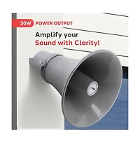 Pyle 11'' Indoor / Outdoor 30 Watt Pa Horn Speaker with 70V Transformer