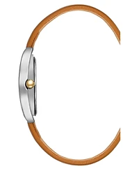 Anne Klein Women's Quartz Premier Brown Leather Watch, 28mm