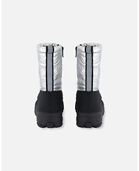Deux par Girl Winter Boots Silver - Child