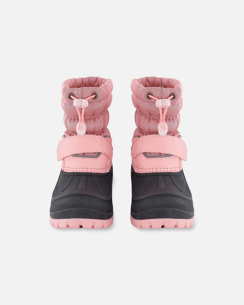 Deux par Girl Winter Boots Dusty Pink - Toddler|Child
