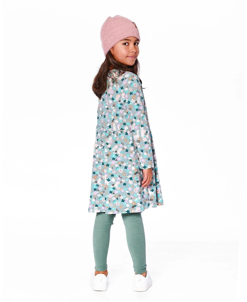 Deux par Girl Super Soft Ribbed Leggings Sage Green