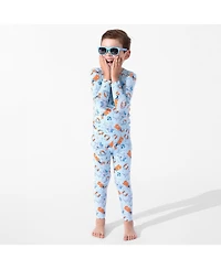 Bellabu Bear Kids Unisex Kids' Jaws Set of 2 Piece Pajamas