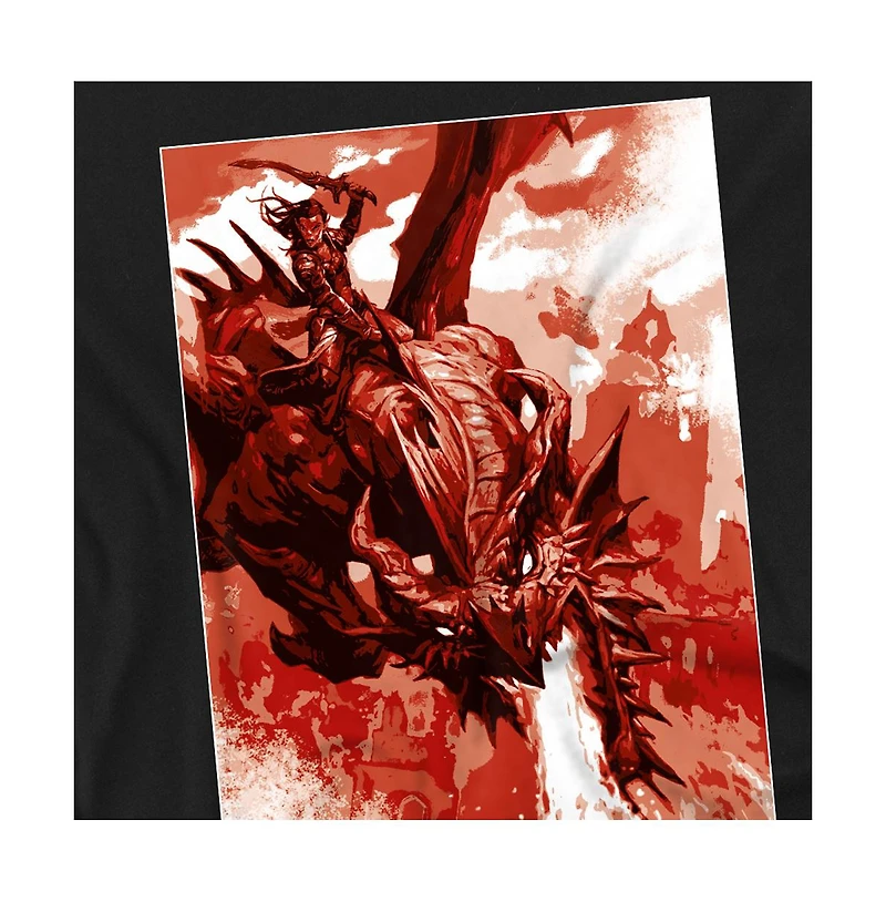 Logovision Big & Tall Dungeons Dragons Dragon Rider Fire Blast T-Shirt