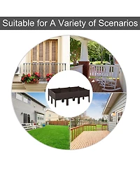 Outsunny 6 Piece Raised Garden Bed Set, Self Watering & Draining