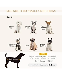 PawHut Luxury Small Dog Bed Couch W/ Storage
