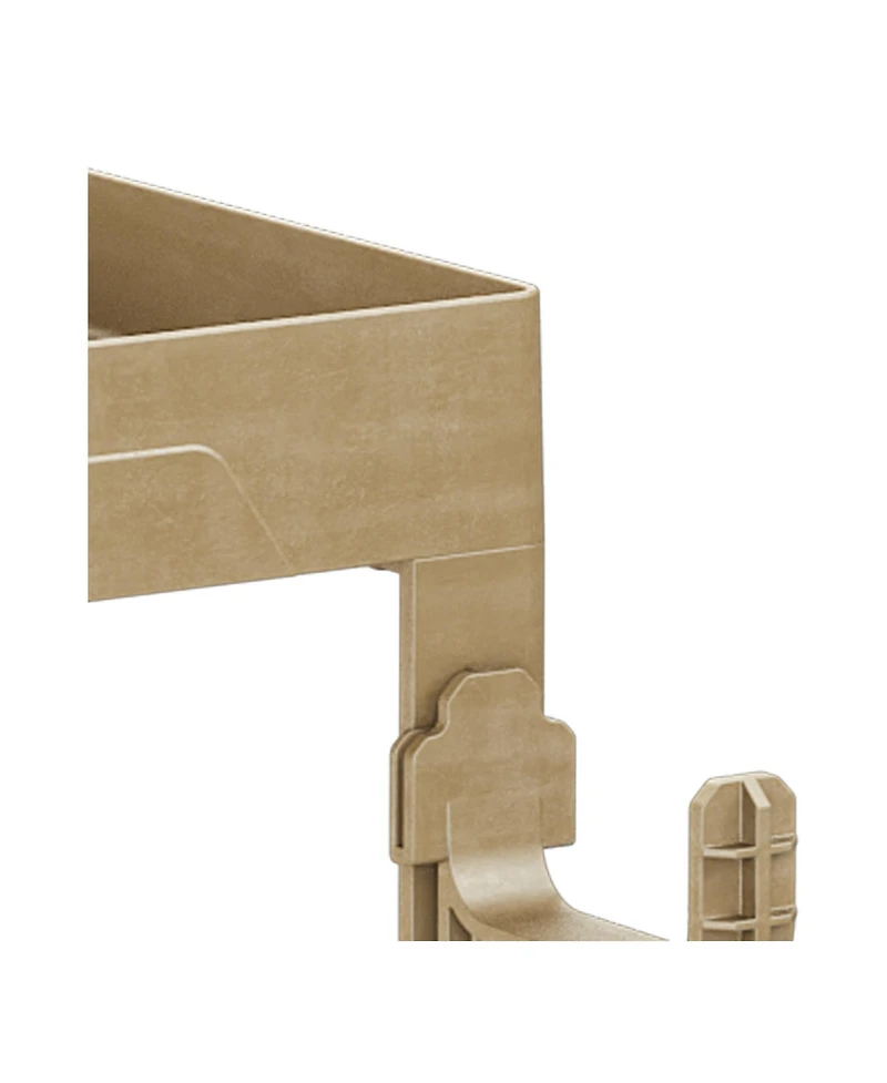 Silvel 2-Tier Rolling Tool Cart with Wheels, Industrial Commercial/ Service Cart, Pp