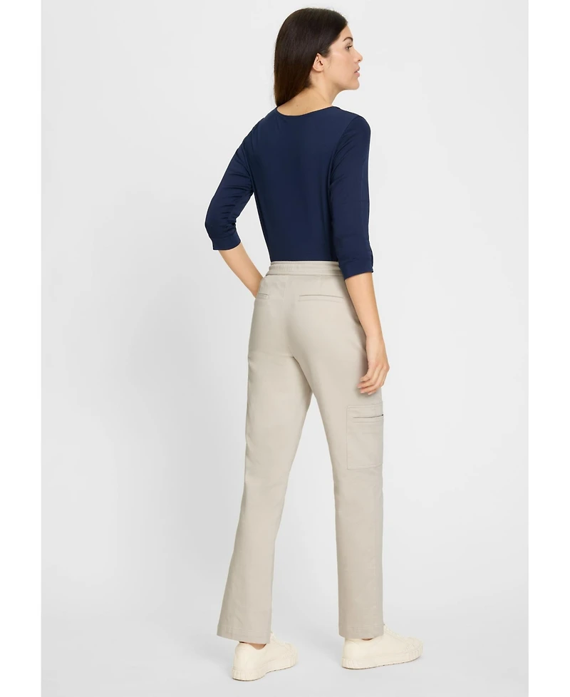 Olsen Women's Lisa Fit Stretch Twill Drawstring Pant