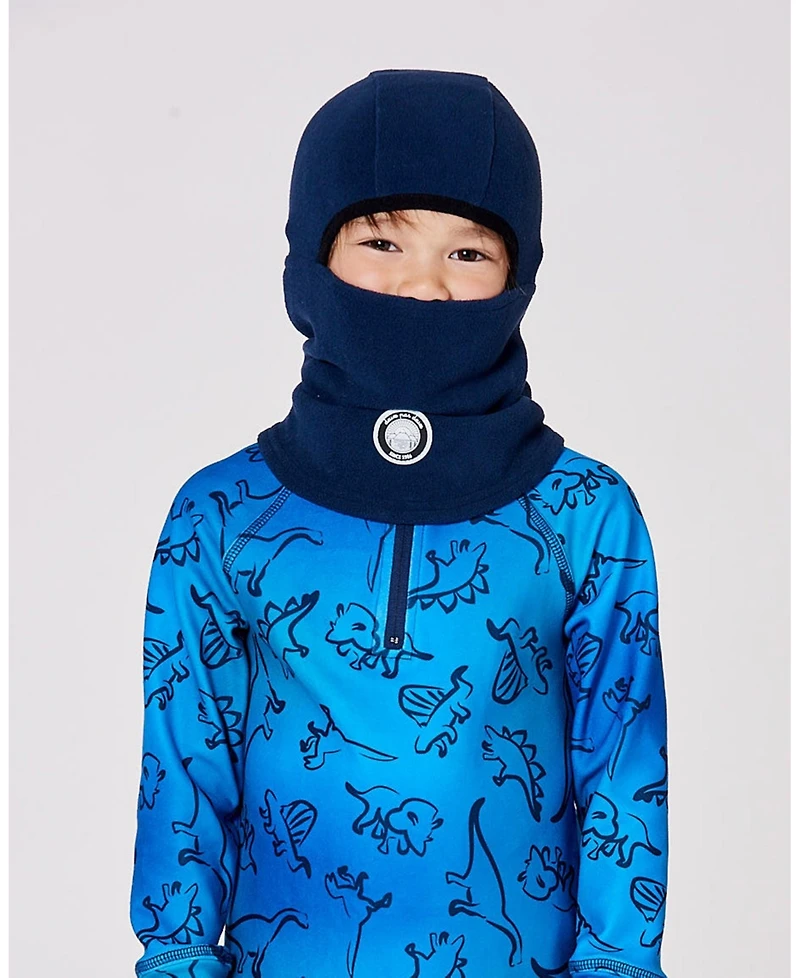Deux par Kids Unisex Polar Fleece Balaclava Navy Blue - Toddler|Child