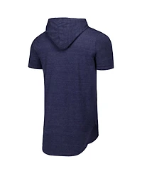 Majestic Threads Men's Navy Boston Red Sox Tri-Blend Hoodie T-Shirt