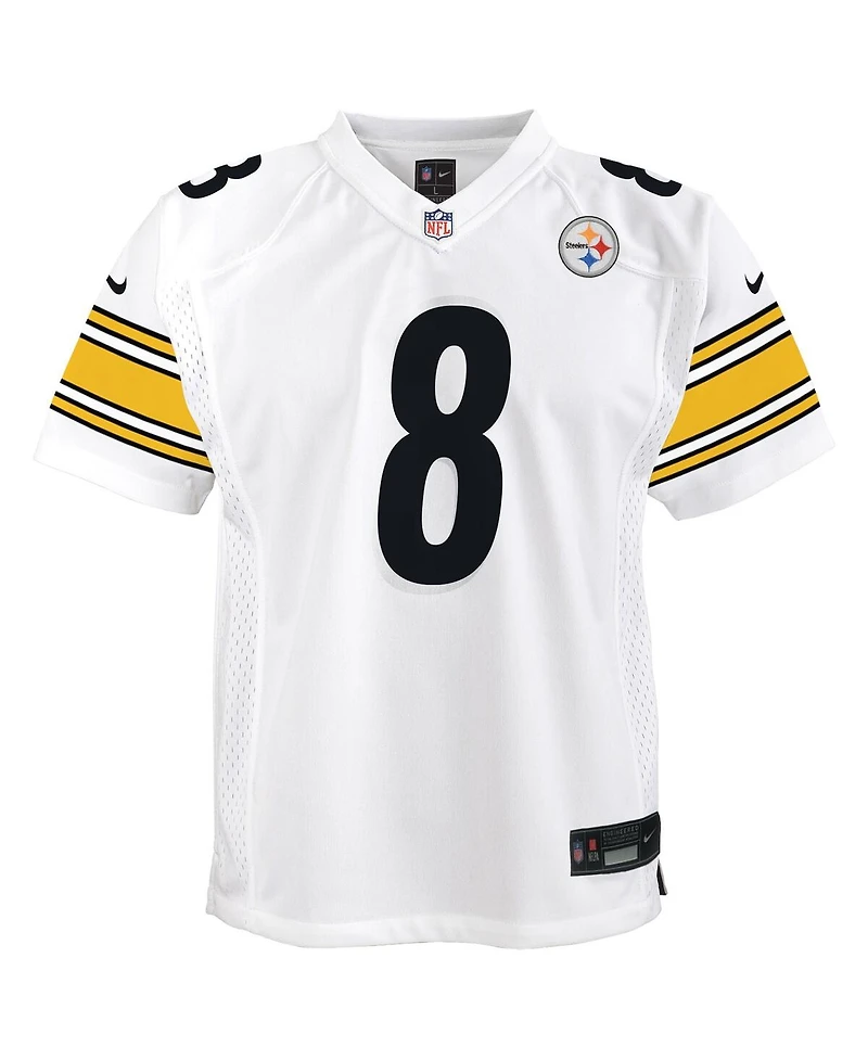 Nike Big Boys and Girls Aaron Rodgers White Pittsburgh Steelers Game Jersey
