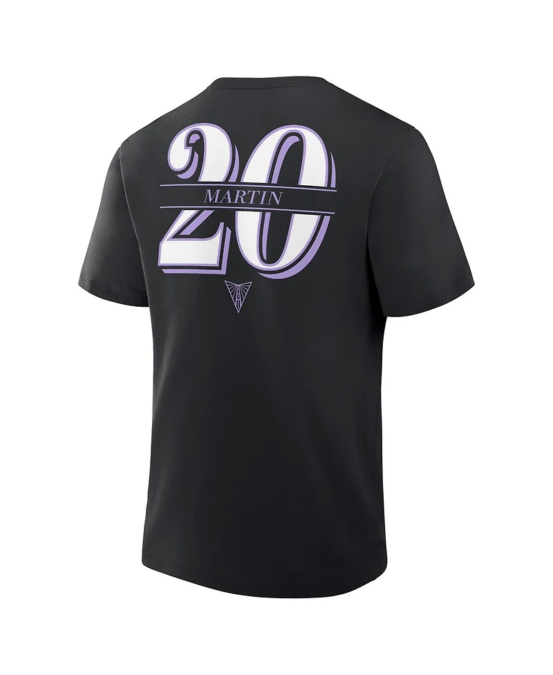Fanatics Men's Kate Martin Eclipse Black Golden State Valkyries The Paint Name Number T-Shirt