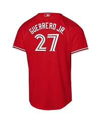 Nike Big Boys and Girls Vladimir Guerrero Jr. Red Toronto Blue Jays Canada Day Replica Jersey
