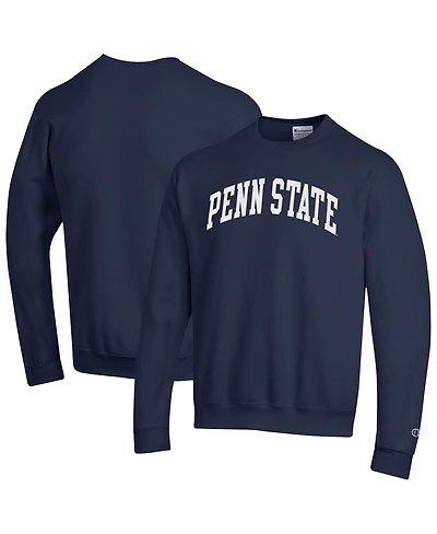 Champion Men's Navy Penn State Nittany Lions Basic Arch Fleece Pullover Sweatshirt