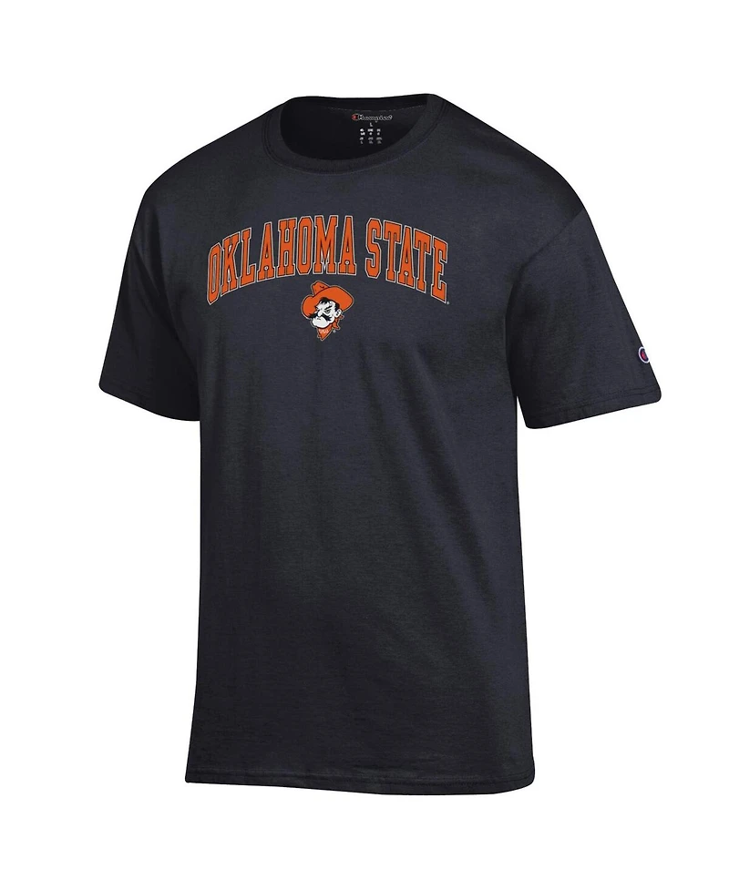 Champion Men's Black Oklahoma State Cowboys Arch Over Logo T-Shirt