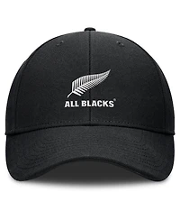 Fanatics Men's Black New Zealand Rugby All Blacks Essentials Adjustable Hat
