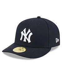 New Era Men's Navy York Yankees Baseball Hall of Fame 59FIFTY Low Profile Fitted Hat
