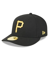 New Era Men's Black Pittsburgh Pirates Baseball Hall of Fame 59FIFTY Low Profile Fitted Hat
