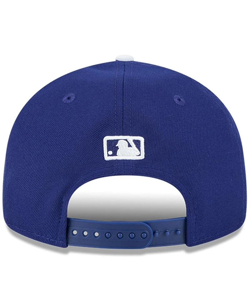New Era Men's Royal Brooklyn Dodgers Baseball Hall of Fame Retro Crown Cooperstown Collection 9FIFTY Adjustable Hat