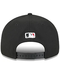 New Era Men's Black Chicago White Sox Baseball Hall of Fame Retro Crown 9FIFTY Adjustable Hat