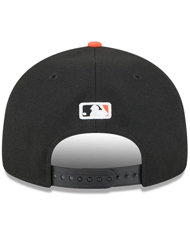 New Era Men's Black San Francisco Giants Baseball Hall of Fame Retro Crown 9FIFTY Adjustable Hat