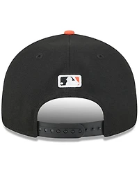 New Era Men's Black San Francisco Giants Baseball Hall of Fame Retro Crown 9FIFTY Adjustable Hat