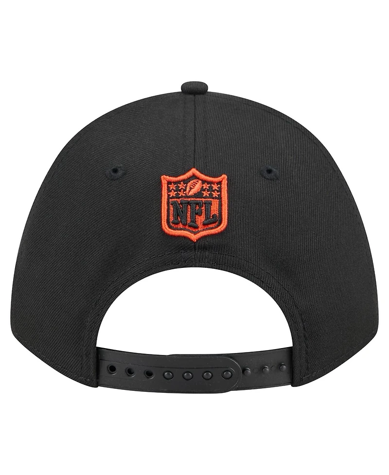 New Era Men's Black Cincinnati Bengals Team Collection 9FORTY M-Crown Adjustable Hat