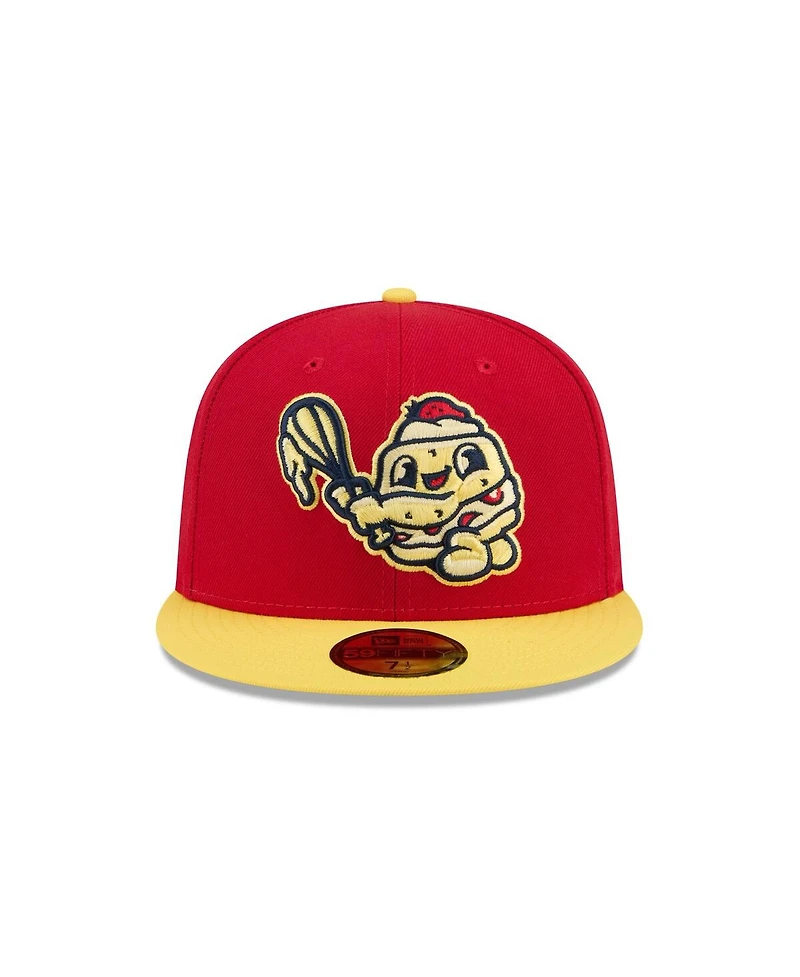 New Era Men's Red Binghamton Rumble Ponies Theme Nights 59FIFTY Fitted Hat