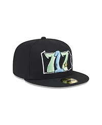 New Era Men's Black Harrisburg Senators Theme Nights 59FIFTY Fitted Hat