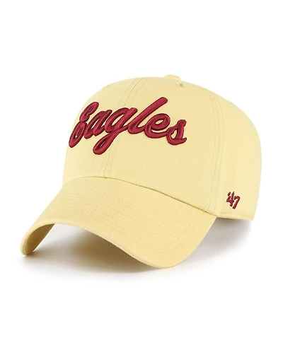 '47 Brand Men's Light Gold Boston College Eagles Clean Up Adjustable Hat