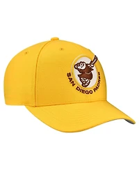 Mitchell & Ness Men's and Women's Yellow San Diego Padres Basic Coop Pro Adjustable Hat