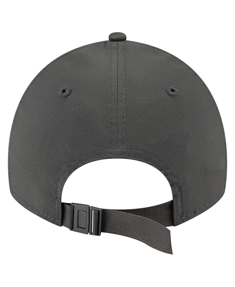 New Era Men's Charcoal Philadelphia 76ers Active Ripstop 9TWENTY Adjustable Hat