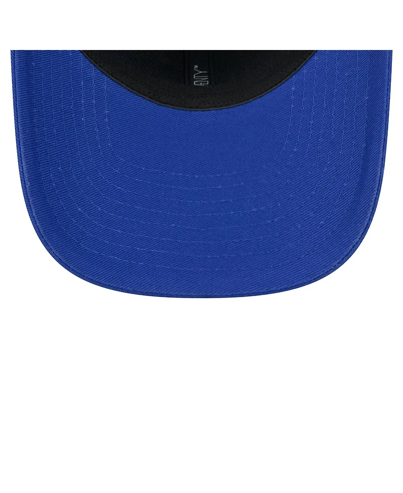 New Era Men's Blue New York Knicks Wordmark Rope 9SEVENTY Adjustable Hat