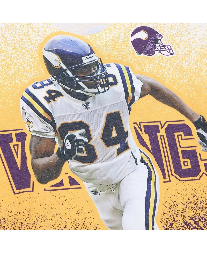 Mitchell & Ness Men's Randy Moss Gray Minnesota Vikings Burst Retired Player T-Shirt
