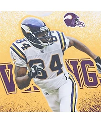 Mitchell & Ness Men's Randy Moss Gray Minnesota Vikings Burst Retired Player T-Shirt