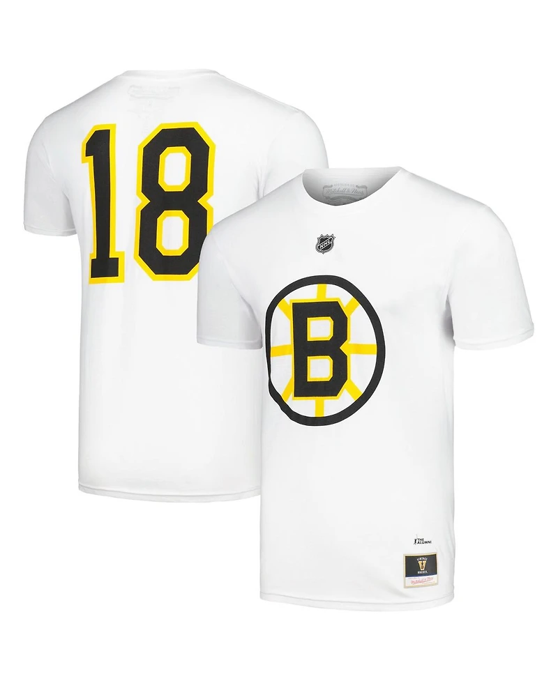 Mitchell & Ness Men's Willie O'Ree White Boston Bruins Name Number T-Shirt