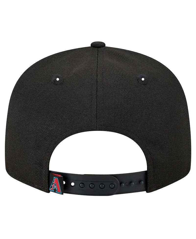 New Era Men's Black Arizona Diamondbacks Splatter 9FIFTY Snapback Hat