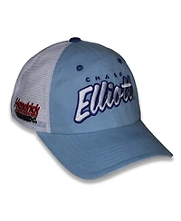 Checkered Flag Sports Women's Light Blue Chase Elliott Pit Box Adjustable Trucker Hat