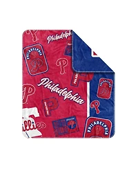 Logo Brands Philadelphia Phillies 50" x 60" Dream Weave Throw Blanket