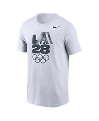 Nike Men's White LA28 Summer Olympics Performance T-Shirt