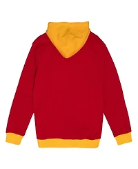 Mitchell & Ness Men's Red Houston Rockets Hardwood Classics Big Face 5.0 Pullover Hoodie