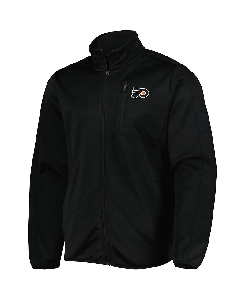 G-Iii Sports By Carl Banks Men's Black Philadelphia Flyers Closer Transitional Full-Zip Jacket