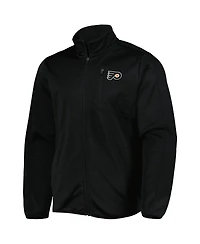 G-Iii Sports By Carl Banks Men's Black Philadelphia Flyers Closer Transitional Full-Zip Jacket
