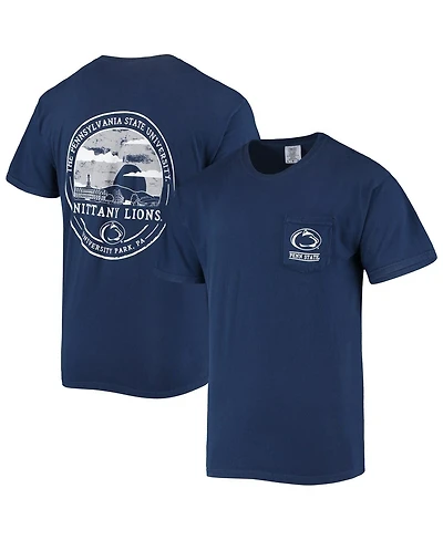 Image One Men's Navy Penn State Nittany Lions Circle Campus Scene T-Shirt