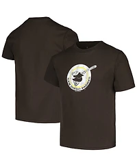 Soft As A Grape Big Boys and Girls Brown San Diego Padres Cooperstown Collection T-Shirt