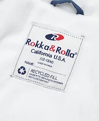 Rokka&Rolla Baby Girls Soft Lined Hooded Puffer Jacket