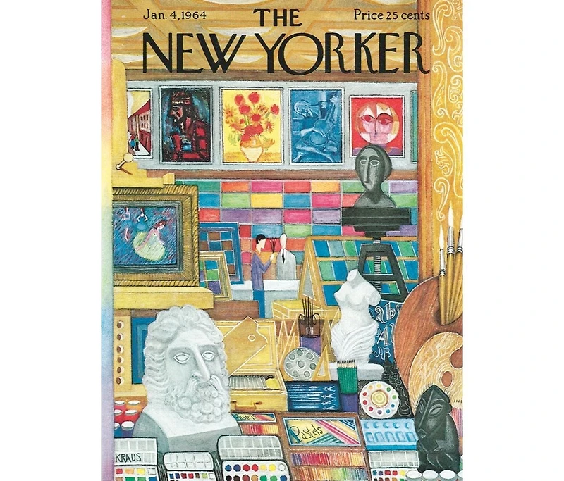 New York Puzzle Company Art Shop 1000 Piece Puzzle