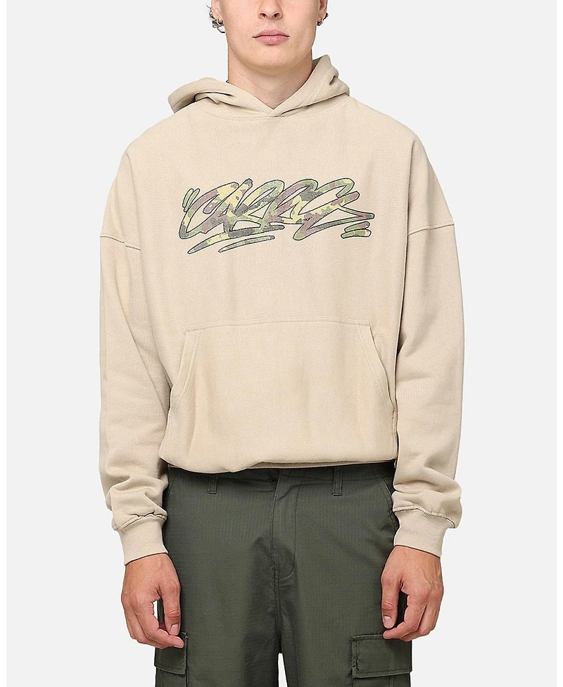 Carre Men's Camo Script Hoodie